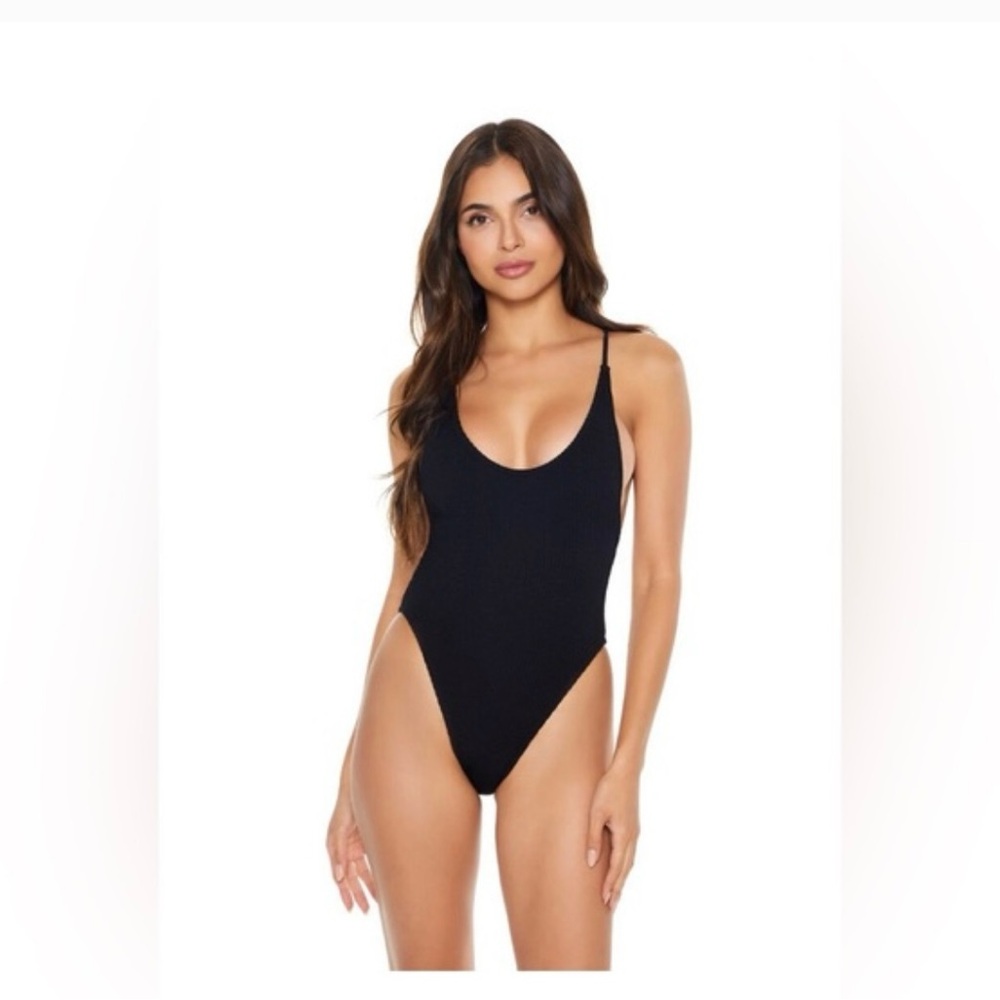Forever 21 Black one-piece bathing suit